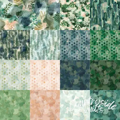 Fat Quarter Nature Story, 15pcs/bundle