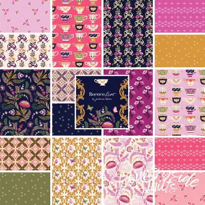 Fat Quarter Rococo Riot 17Pcs/Bundle