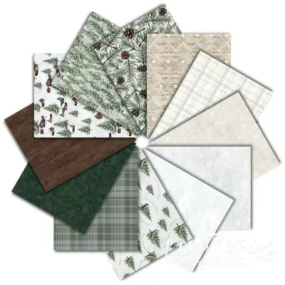 Fat Quarter Winter Wonderland 12pcs/bundle