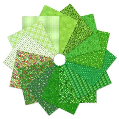 Fat Quarters, Peapod Colorstory, 14pcs/bundle