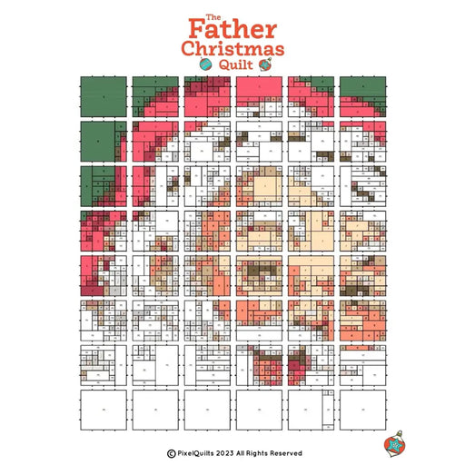 Father Christmas by PixelQuilt Quilt Kit PX-SANTA