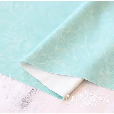 Faux Waxed Duck Canvas Robin Egg 15yds