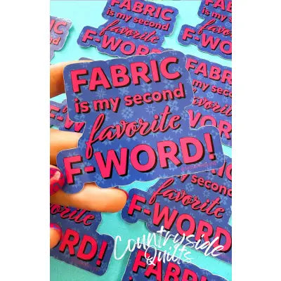Favorite F-Word Stickers 6pk