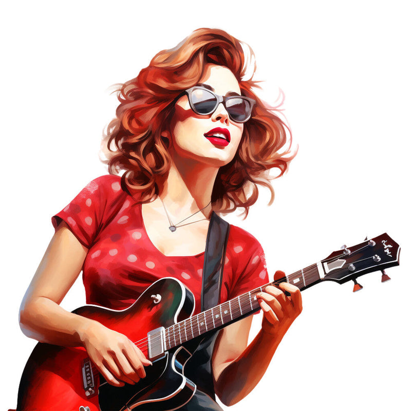 Red Rock and Roll Fabric Panel 7