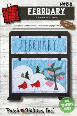 February Calendar Series Block of the Month