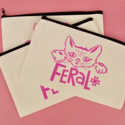 Feral Zipper Pouch