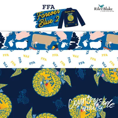 FFA Forever Blue 2 2.5in Strips, 40pcs/bundle