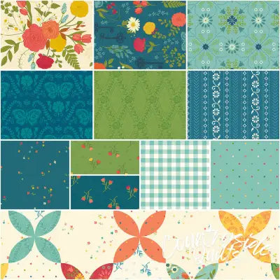 First Blooms 1 Yard Bundle Vanilla, 12pcs