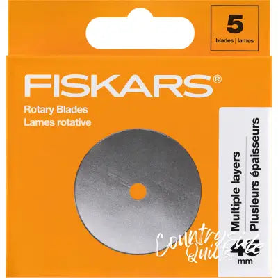 Fiskars 45mm Rotary Blades 5ct