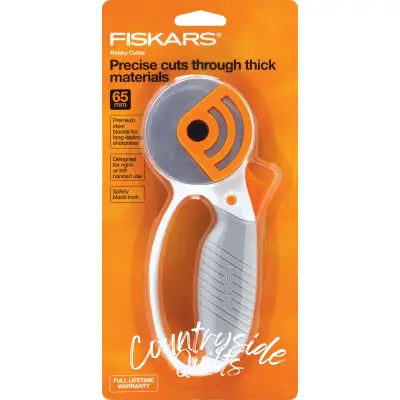 Fiskars 65mm Heavy Duty Comfort Loop Roatary Cutter