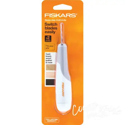 Fiskars Heavy-Duty Easy Change Detail Knife With No 2 Blade