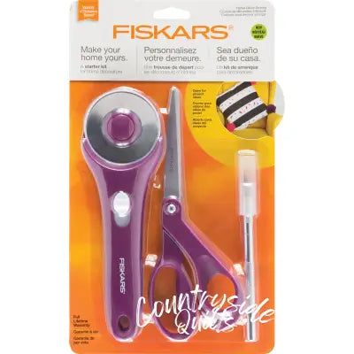 Fiskars Home Decor Sewing Fashion Starter Set 3pc