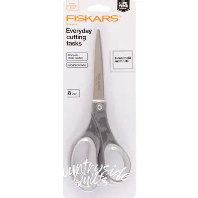 Fiskars Performance 8in Titanium Softgrip Scissors