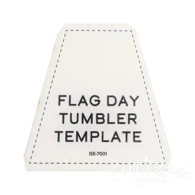 Flag Day Tumbler Template by Susan Ache
