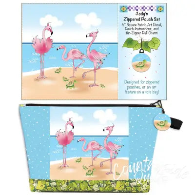 Flamingo Pouch Set