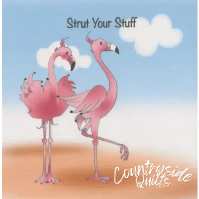 Flamingo Strut Art Panel