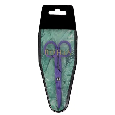 Flat Blade Epoxy Scissors 4-1/2in Purple