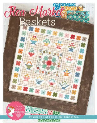 Flea Market Baskets Cross Stitch Pattern