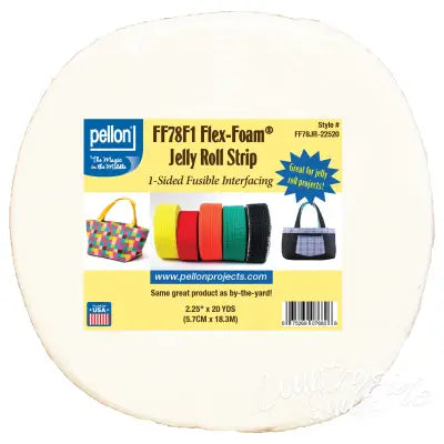 Flex Foam 1Sided Fusible Jelly Roll Strip 2.25in x 20 yds