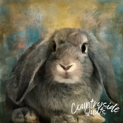 Flop Ear Bunny Panel 18in x 18in