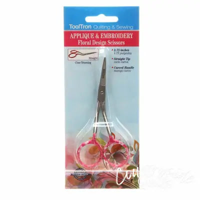 Floral Design Applique & Embroidery Scissors