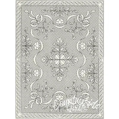 Floral Fantasy Crib Natural 40X54