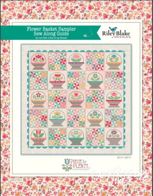 Flower Basket Sampler Free PDF Download Quilt Pattern