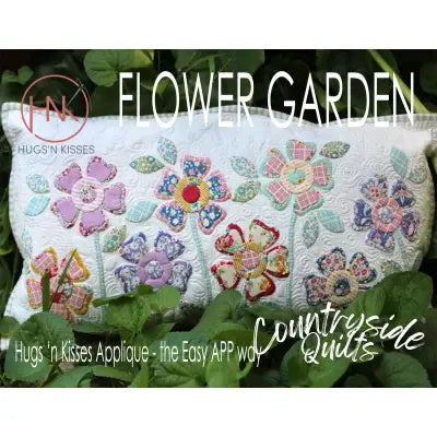 Flower Garden Postcard Pattern With Easyapp1 Pack