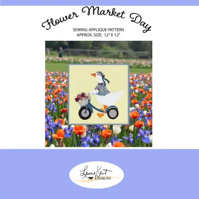 Flower Market Day - Sewing Applique