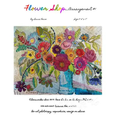 Flower Shop Arrangement #1 Collage