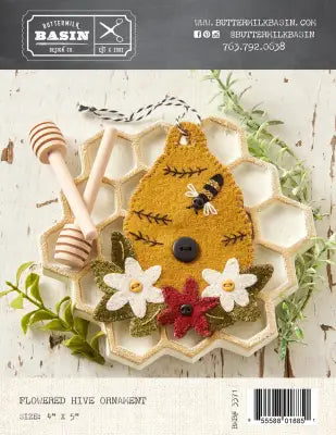 Flowered Hive Ornament