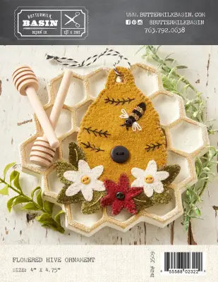 Flowered Hive Ornament