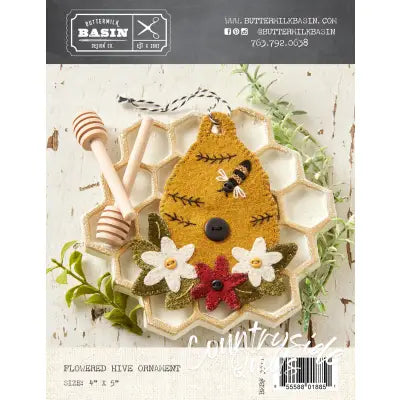 Flowered Hive Ornament