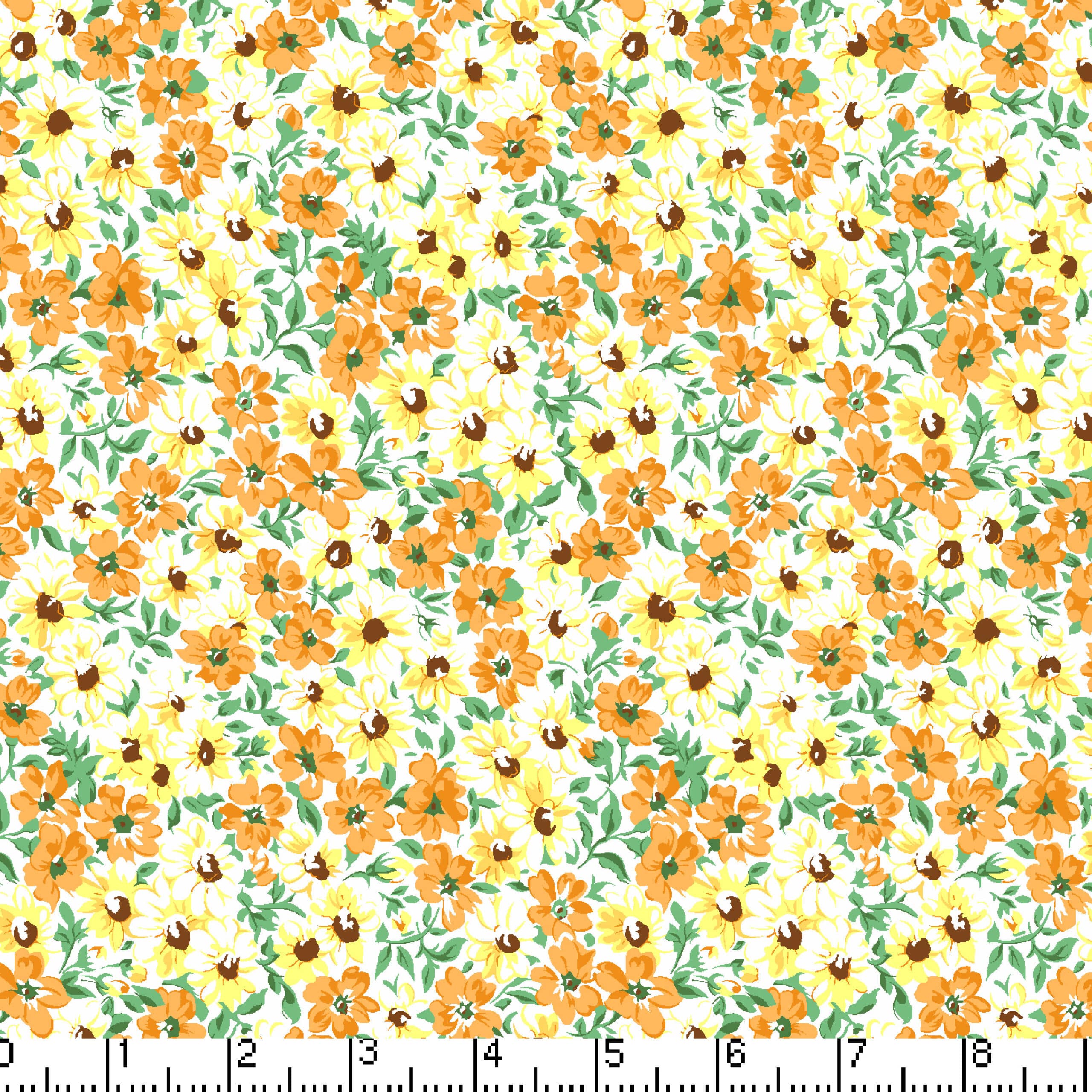 45" Flower Patch - Gold