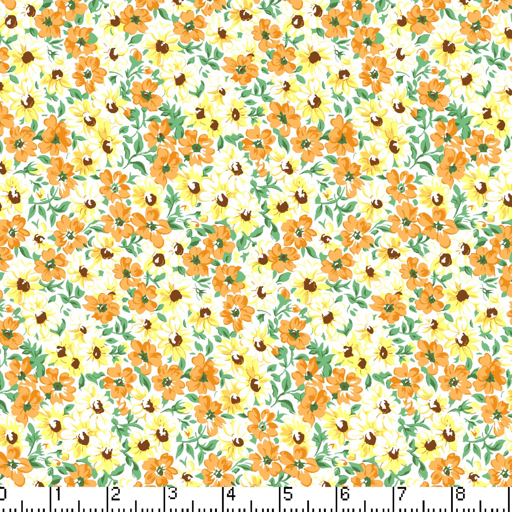 45" Flower Patch - Gold