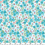 45" Flower Patch - Turquoise