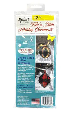 Fold N Stitch Holiday Ornaments