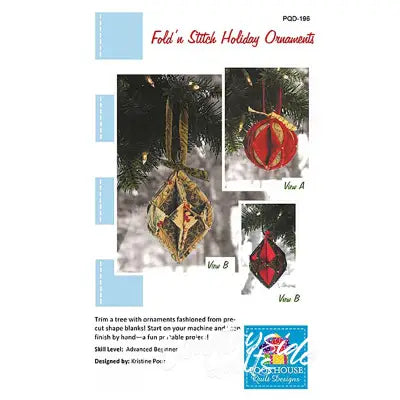 Fold N Stitch Holiday Ornaments