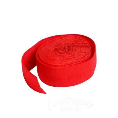 Fold-over Elastic 3/4in x 2yd Atom Red