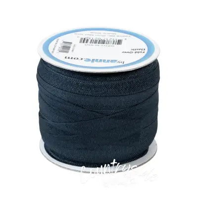 Fold-over Elastic 3/4in x 50yd Navy