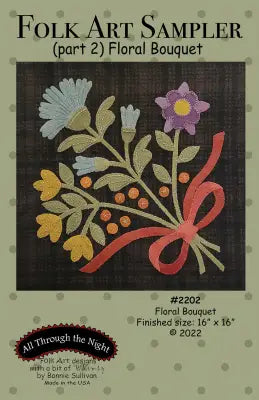 Folk Art Sampler Part 2 Floral Bouquet