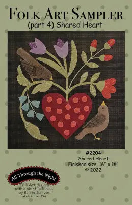 Folk Art Sampler Part 4 Shared Heart