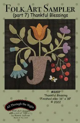 Folk Art Sampler Part 7 Thankful Blessings