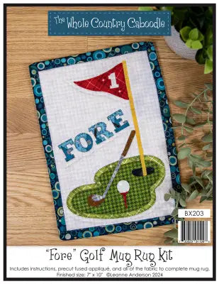 Fore Golf Mug Rug Kit