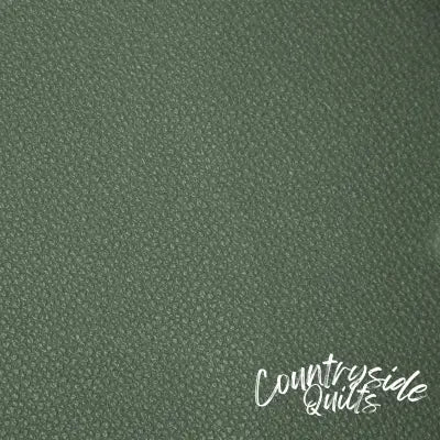 Forest Green Pebble Faux Leather 5 Yards