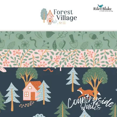 Forest Village 5in Squares, 42pcs/bundle