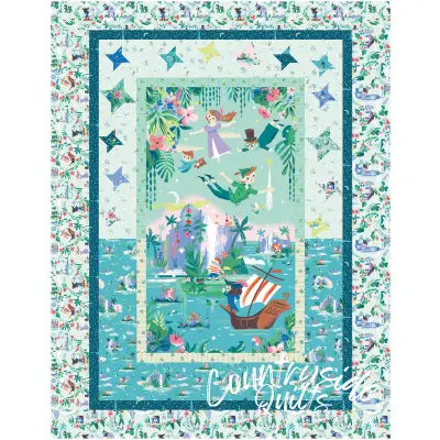 Forever Neverland Digitally-Printed Forever Neverland Panel Quilt Store Display