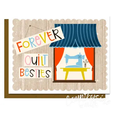 Forever Quilt Besties Greeting Card