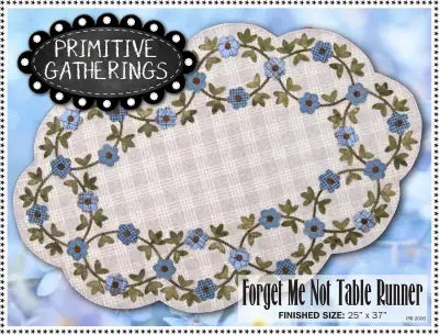 Forget Me Not Table Runner