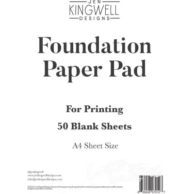 Foundation Papers - Blank A4 Letter Page Size